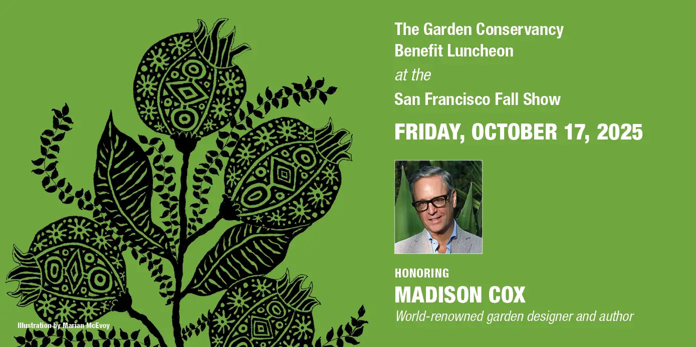 Garden Conservancy Benefit Luncheon at the San Francisco Fall Show